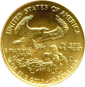 image for: 1991 $10 Gold Eagle ANACS MS69