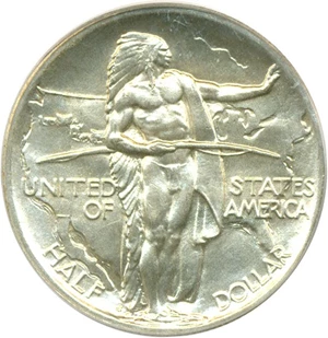 image for: 1936-S 50c Oregon PCGS MS65
