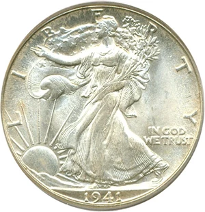 image for: 1941-D 50c PCGS MS65