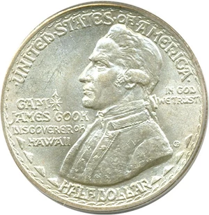 image for: 1928 50c Hawaiian PCGS MS64
