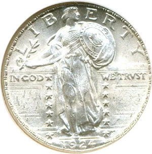image for: 1924-D 25c NGC MS65