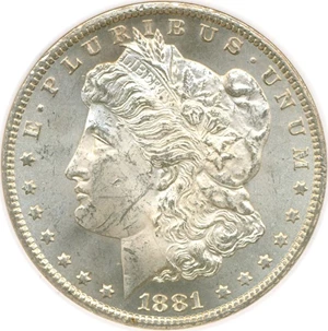 image for: 1881-CC $1 NGC MS63