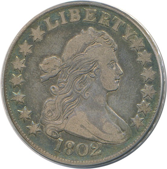 image for: 1802 50c  PCGS VF25 