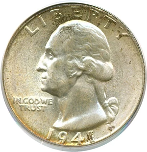 image for: 1941 25c PCGS MS66