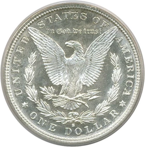 image for: 1885-S $1 PCGS MS63 PL