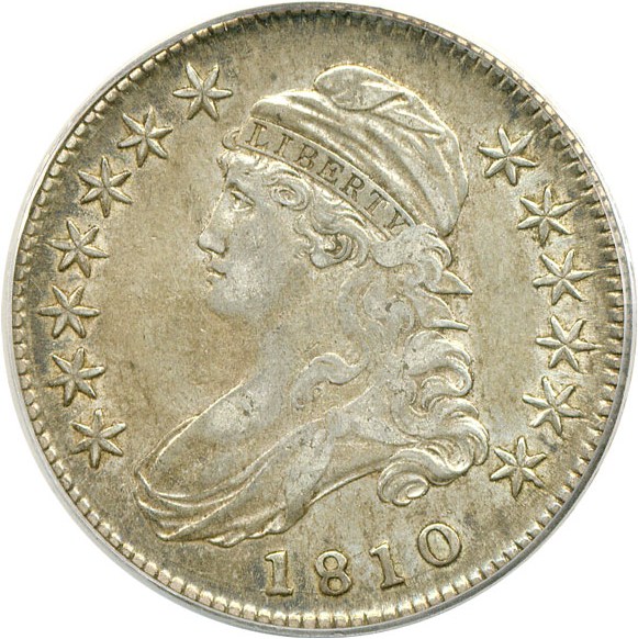 image for: 1810 50c  PCGS XF45 (O-102)