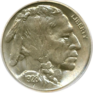 image for: 1928-D 5c PCGS MS64
