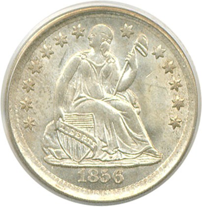 image for: 1856 H10c  PCGS MS64