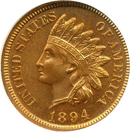 image for: 1894 1c  NGC Proof 65 RD