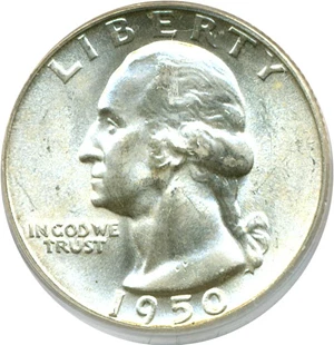 image for: 1950 25c PCGS MS66 ex: Omaha Bank Hoard