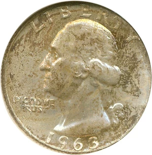 image for: 1963-D 25c NGC MS66