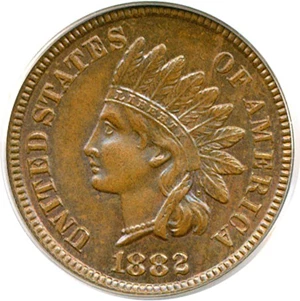 image for: 1882 1c PCGS MS64 BN
