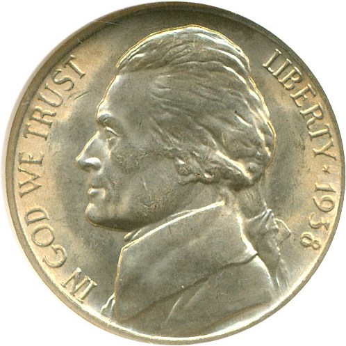 image for: 1938-S 5c  NGC MS66 