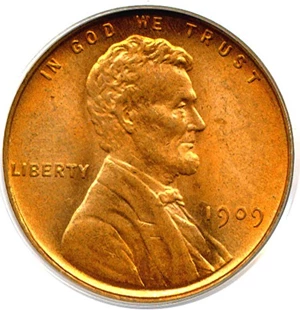 image for: 1909 VDB 1c PCGS MS65 RD