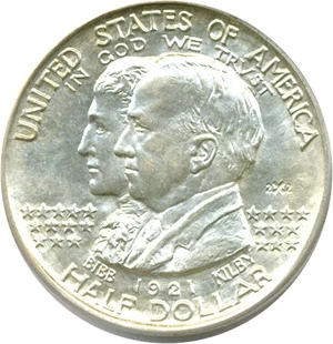 image for: 1921 50c Alabama 2x2 PCGS MS64