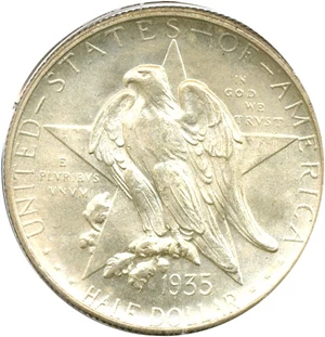 image for: 1935-D 50c Texas PCGS MS65