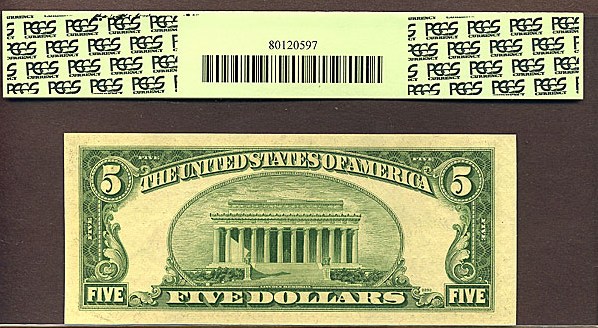 image for: 1953B $5  PCGS Choice CU63 PPQ [11349867A] (Fr.1534 *Star* )