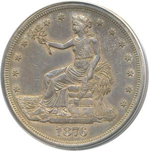 image for: 1876 Trade$ PCGS XF45