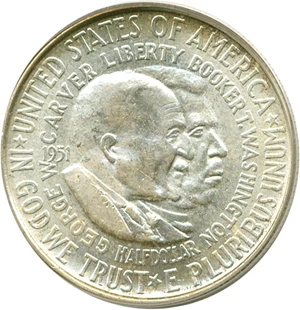 image for: 1951 50c Wash-Carver PCGS MS64