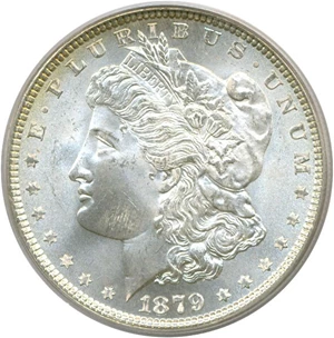 image for: 1879 $1 PCGS MS65