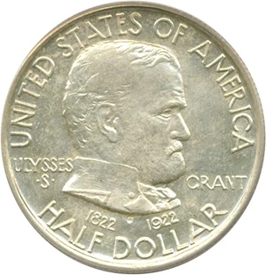 image for: 1922 50c Grant PCGS MS64