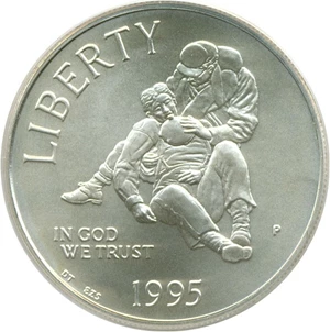 image for: 1995-P $1 Civil War PCGS MS70