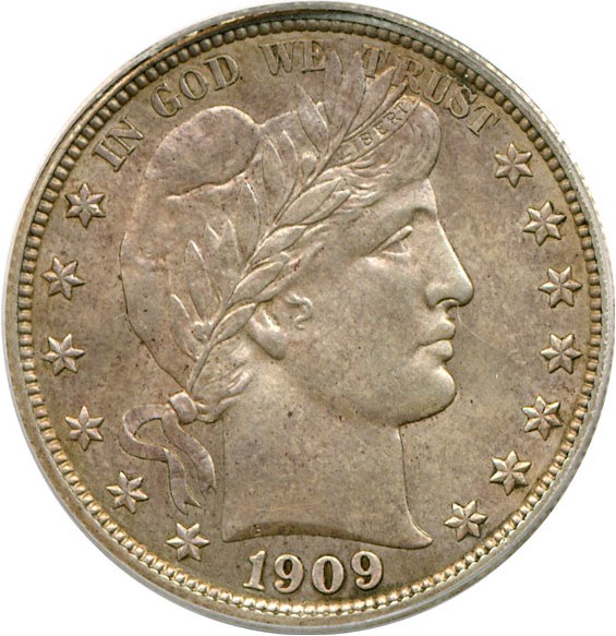 image for: 1909 50c  PCGS/CAC MS64 