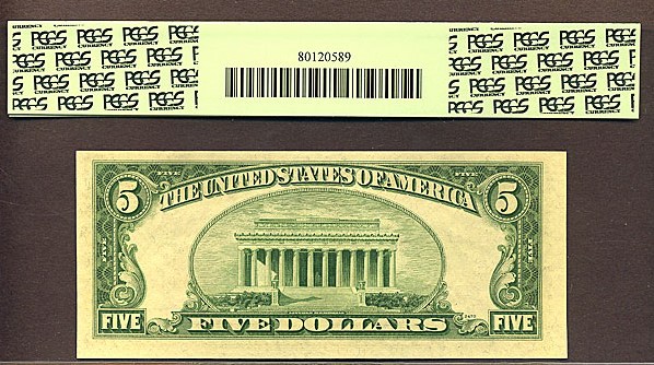 image for: Fr.1534 1953B $5  PCGS Choice CU64 PPQ [11349869A] *Star* 