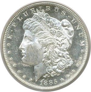 image for: 1885-S $1 PCGS MS63 PL