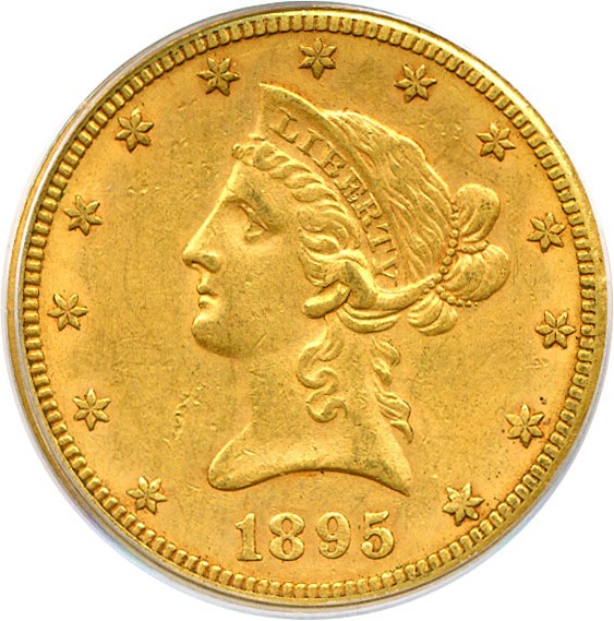 image for: 1895-O $10  PCGS AU55