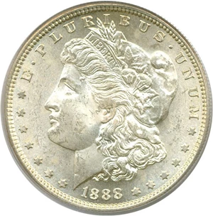 image for: 1888-S $1 PCGS MS64