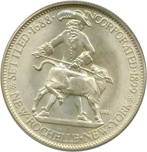 image for: 1938 50c New Rochel PCGS MS64