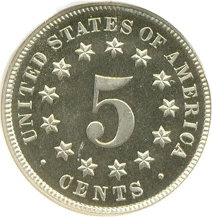 image for: 1881 5c NGC Proof 66 Ultra Cameo