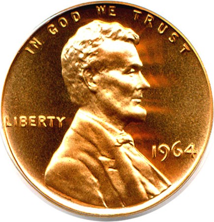 image for: 1964 1c  PCGS Proof 68 RD Cameo