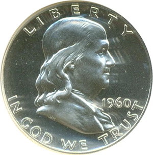 image for: 1960 50c NGC Proof 68