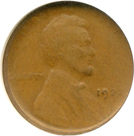 image for: 1922-D 1c Weak D NGC F15 BN