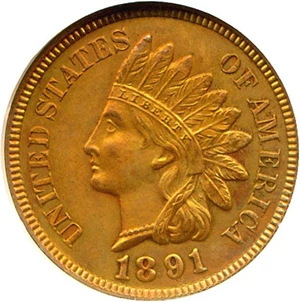 image for: 1891 1c NGC Proof 64 RB