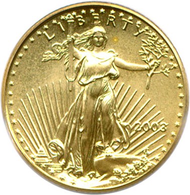 image for: 2003 $5 Gold Eagle PCGS MS69 