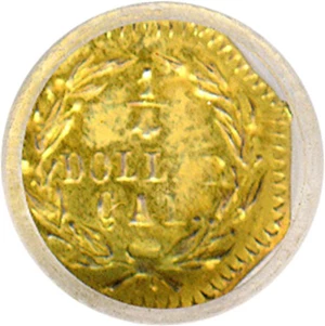 image for: Cal Gold: 1876 25c BG-780 ICG AU58