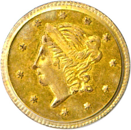 image for: Cal Gold: 1859 50c BG-1002 PCGS MS63 