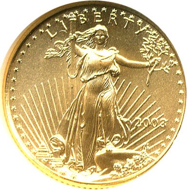 image for: 2003 $5 Gold Eagle NGC MS69 