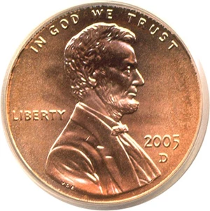 image for: 2005-D 1c SMS PCGS MS67 RD