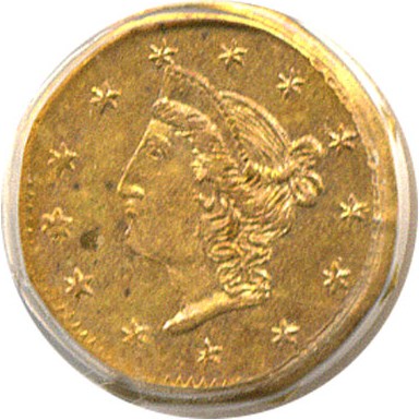 image for: Cal Gold: 1870 50c BG-936 PCGS MS61 