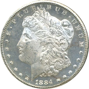 image for: 1884-CC $1 GSA Hoard/NGC MS62 PL