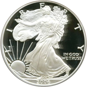 image for: 2006-W $1 Silver Eagle PCGS Proof 69 DCameo