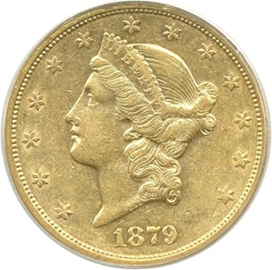 image for: 1879-S $20 PCGS XF45