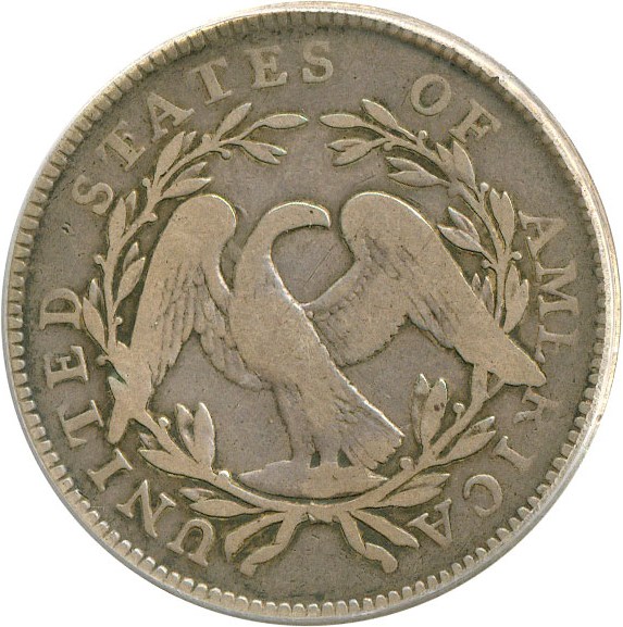 image for: 1795/1795 50c 2 Leaves PCGS F12 (O-112)