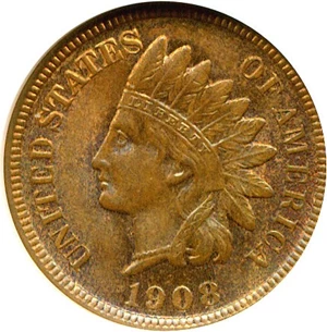 image for: 1908-S 1c NGC MS65 RB