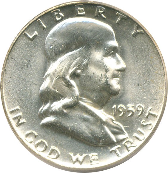 image for: 1959-D 50c  PCGS MS64 FBL