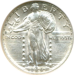 image for: 1920 25c NGC MS65 FH
